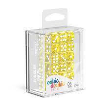 Oakie Doakie Dice Yellow Translucent 36ct D6